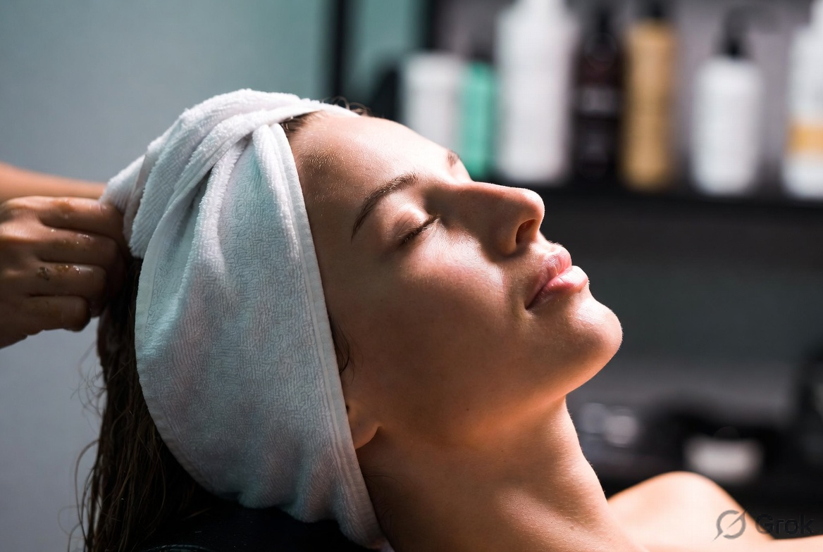 Advanced skin diagnostic analysis being performed by a dermatology specialist